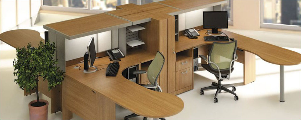 Modular Office Furniture Quantum Modern Cherry